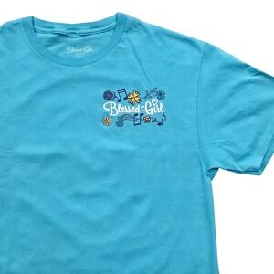 Blessed Girl Then Sings My Soul Graphic Print T-Shirt Womens Medium